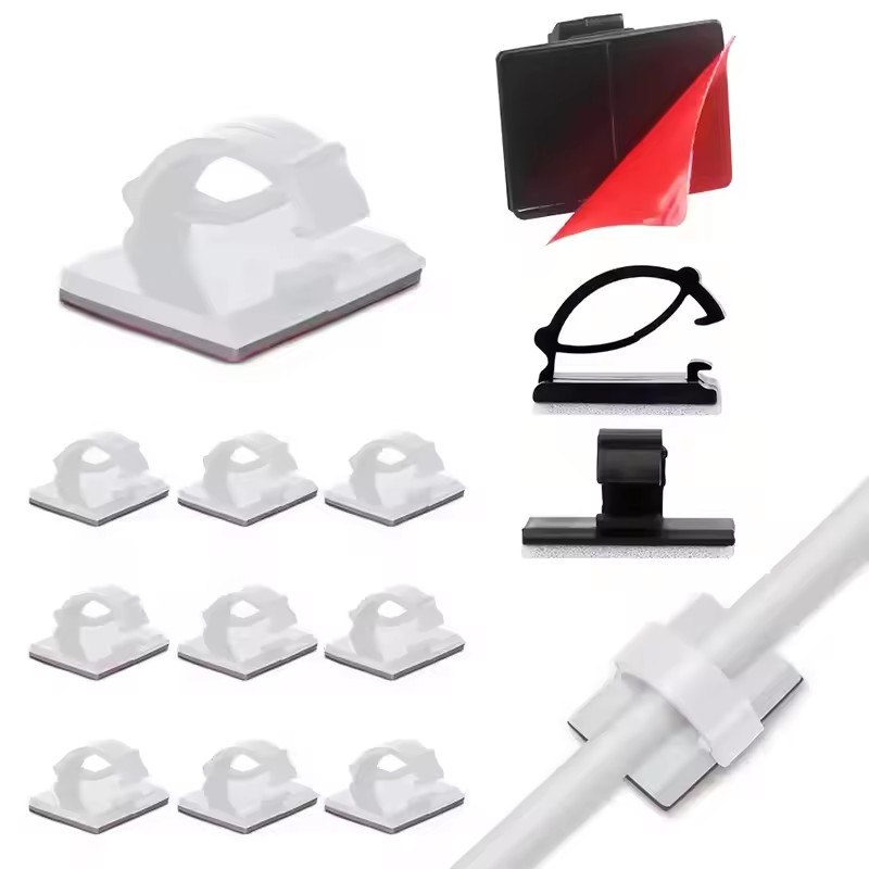Car Organizer - Abrazadera adhesiva para cables de coche,