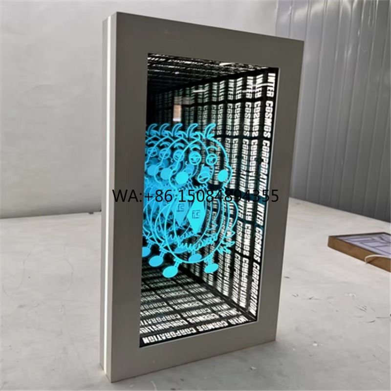 Car Mirror - Espejo Infinito LED 3D Personalizable para