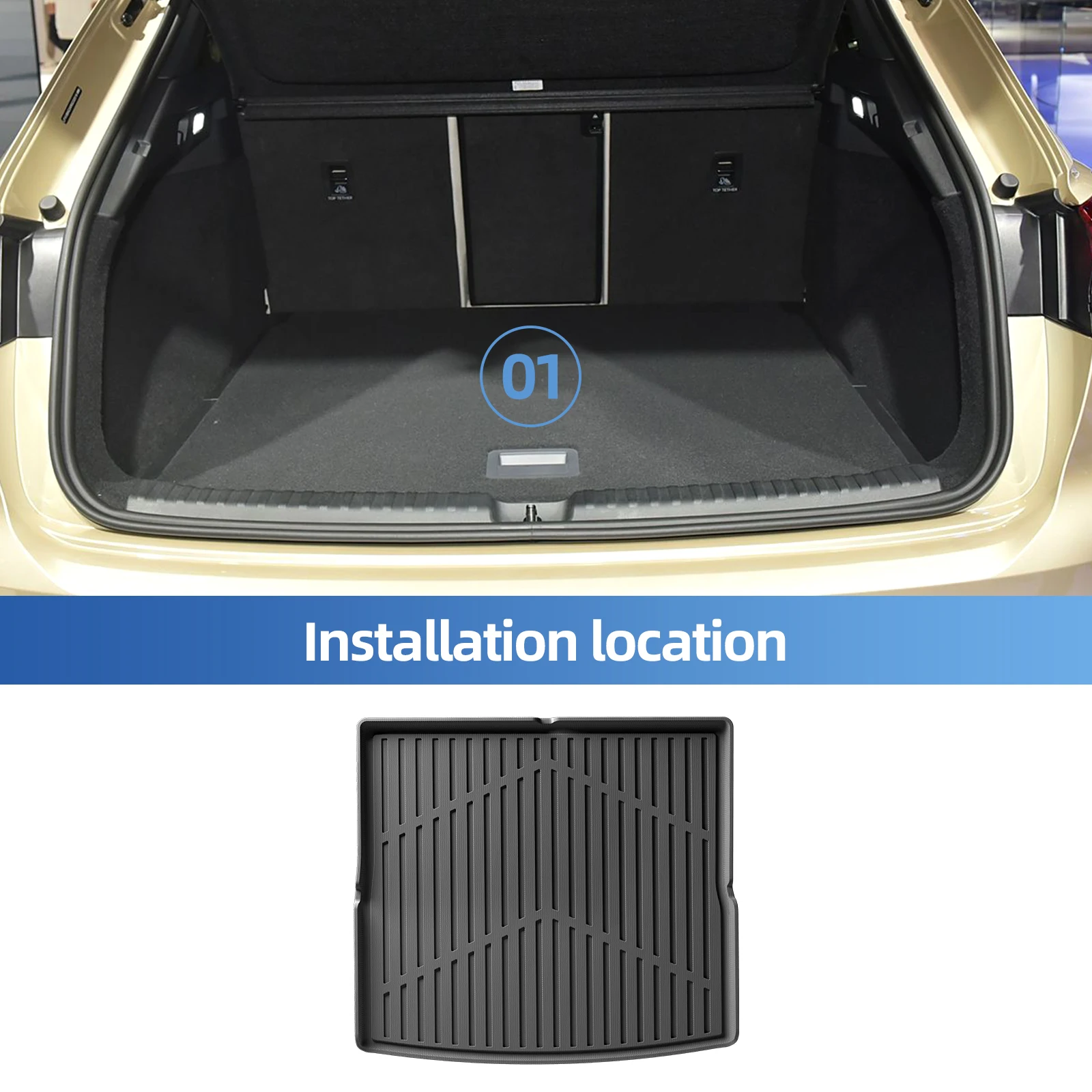 Car Floor Mat - Smabee para Audi Q4 E-tron 2022-2025