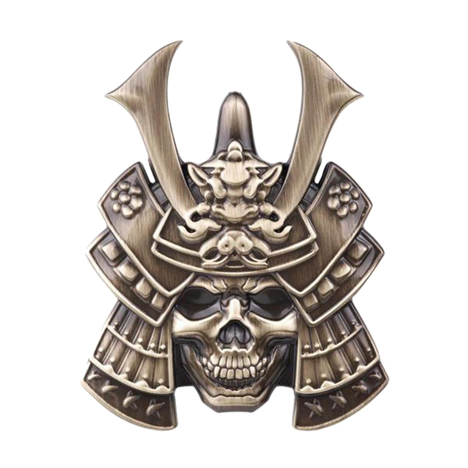 Car Accessories Japanese - Pegatinas japonesas con temática samurái, calavera,