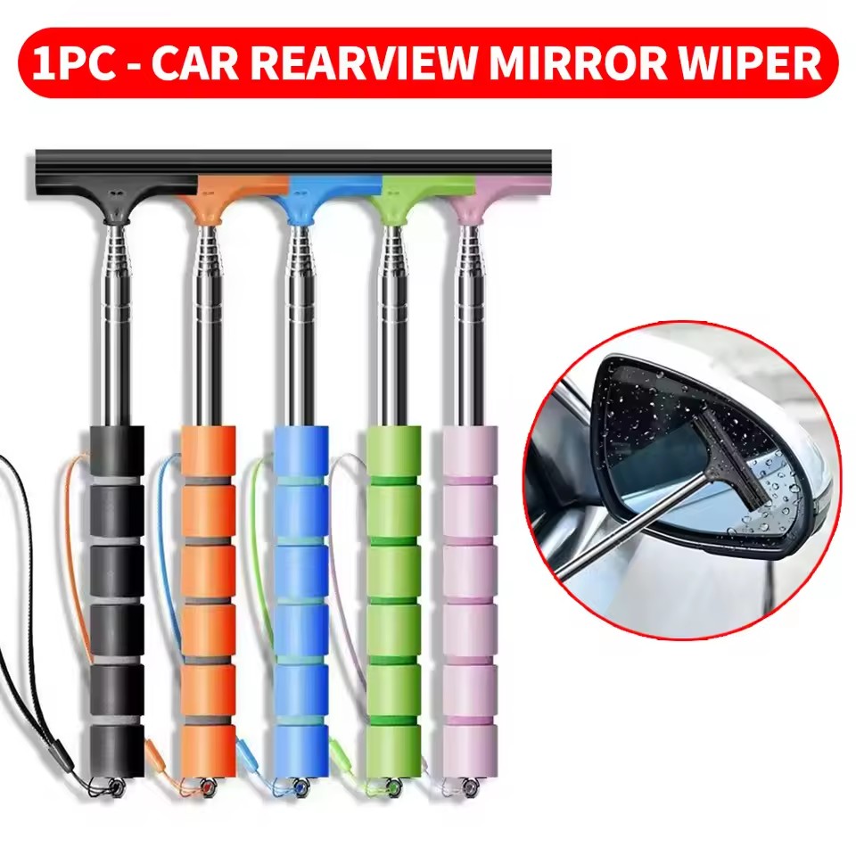 Car Wiper - Limpiaparabrisas retráctil portátil de goma para