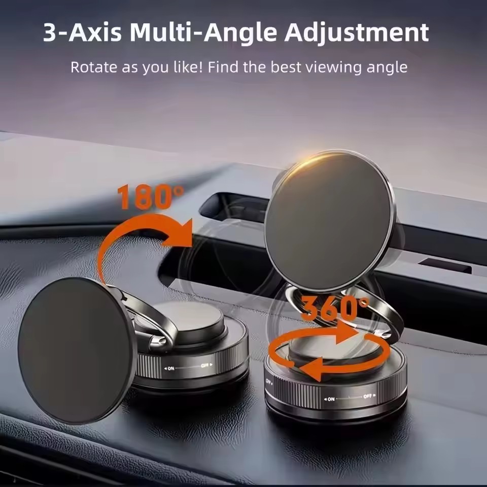 Car Vacuum - Soporte magnético para teléfono de coche,