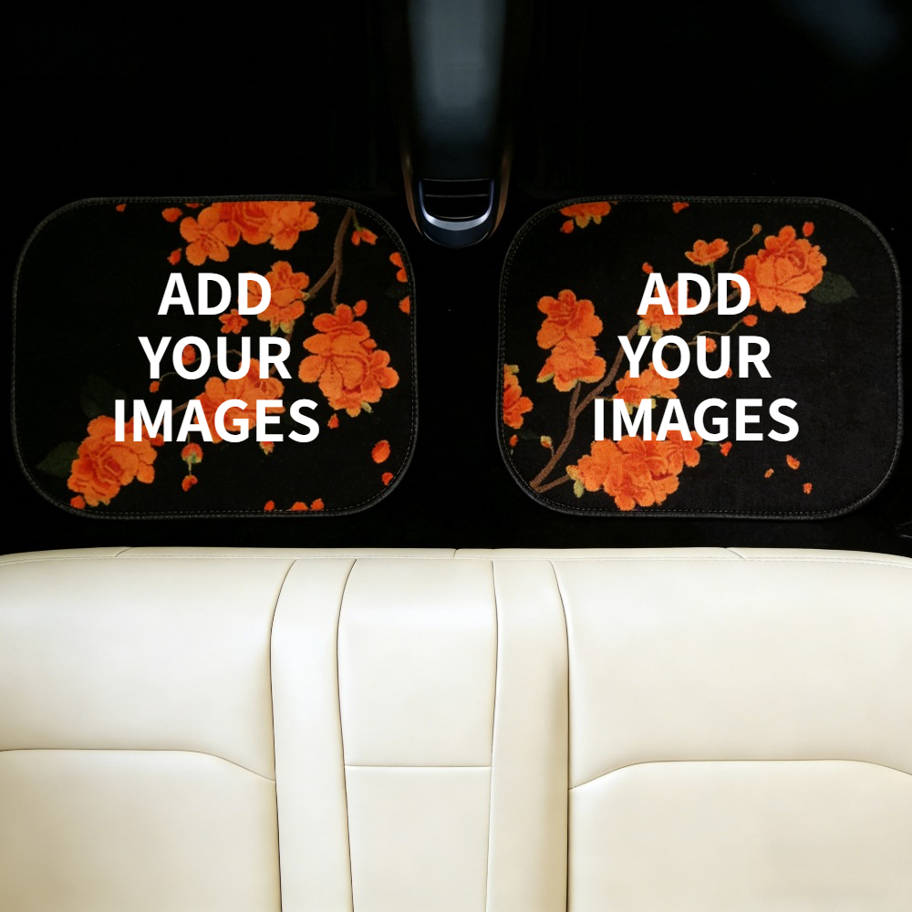 Car Floor Mat - 1 juego/2 juegos de alfombrillas personalizadas