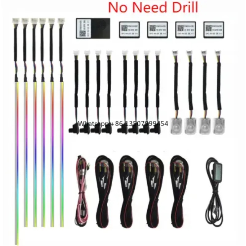 Car Led Light - Tira de Luz Ambiental LED A80