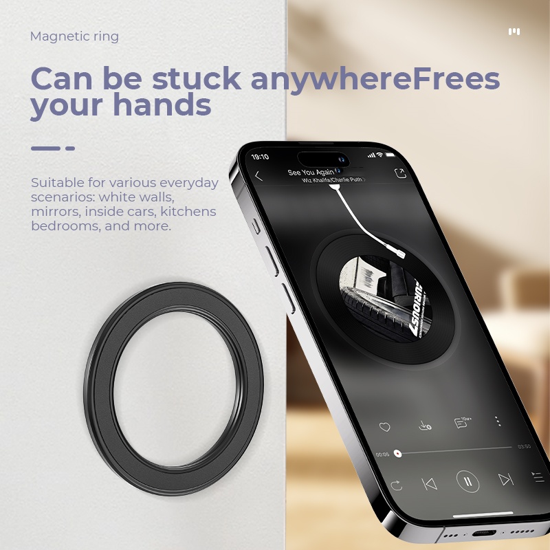 Car Phone Holder - Para Magsafe fuerte anillo magnético soporte