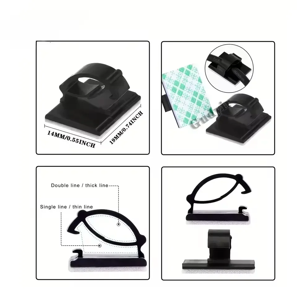 Abrazadera adhesiva para cable - Car Organizer reseña y precio