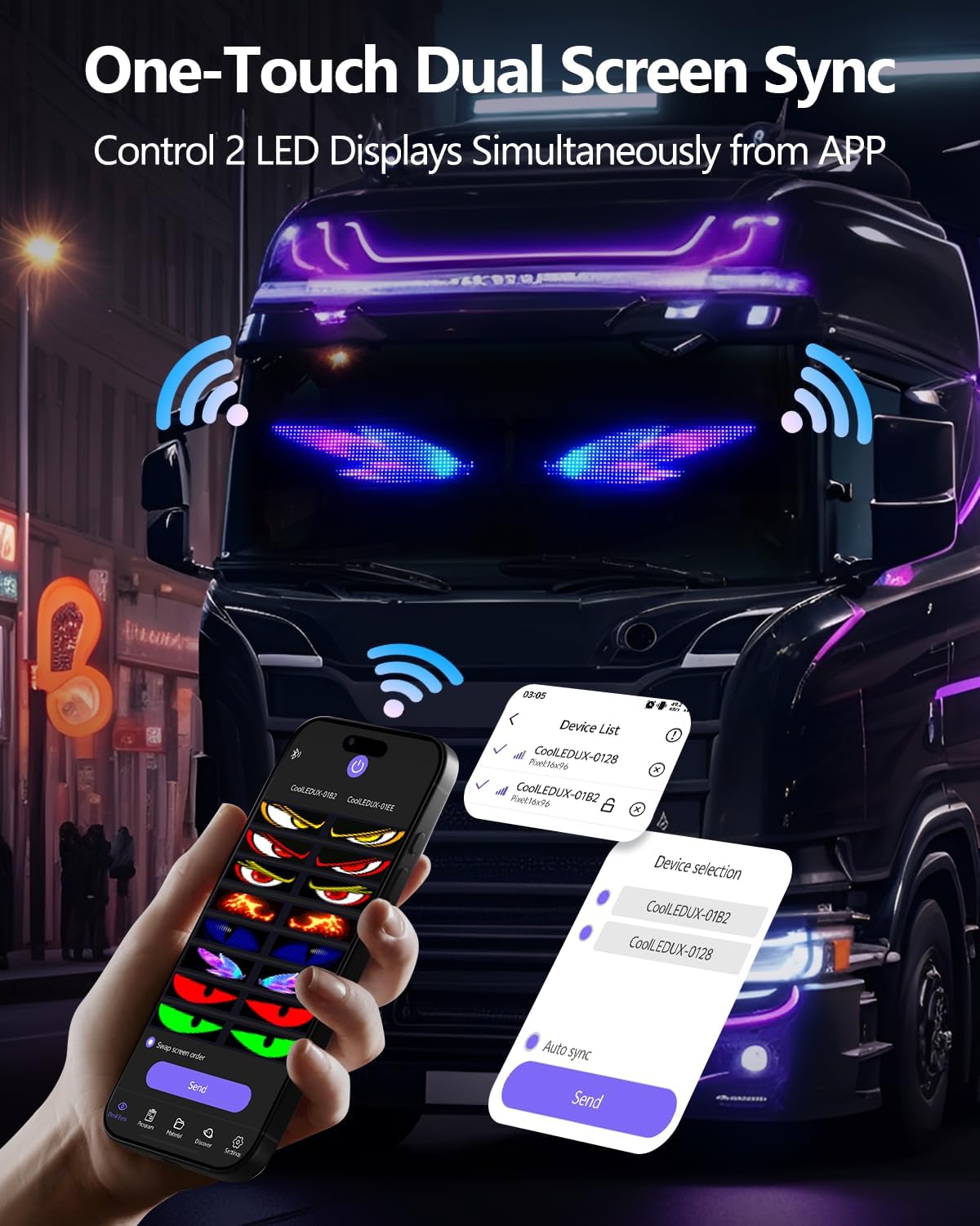 Panel de Matriz LED Multifunci - Car Led Light reseña y precio