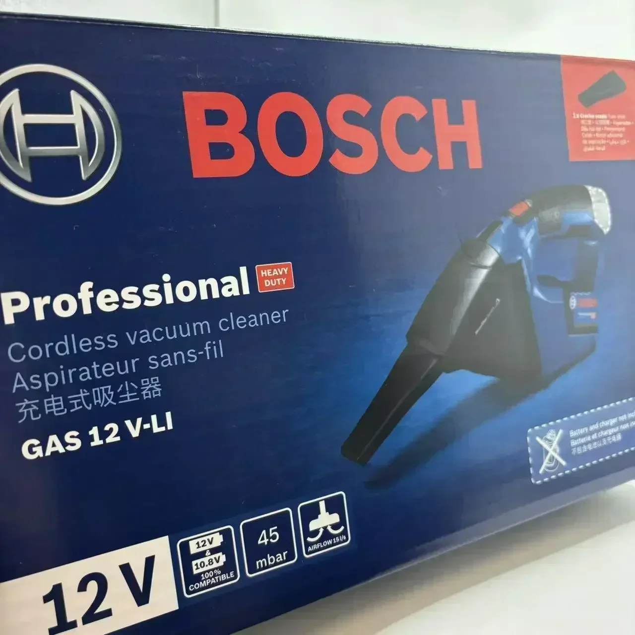 Aspiradora Bosch GAS 12V-LI Pr - Car Vacuum reseña y precio