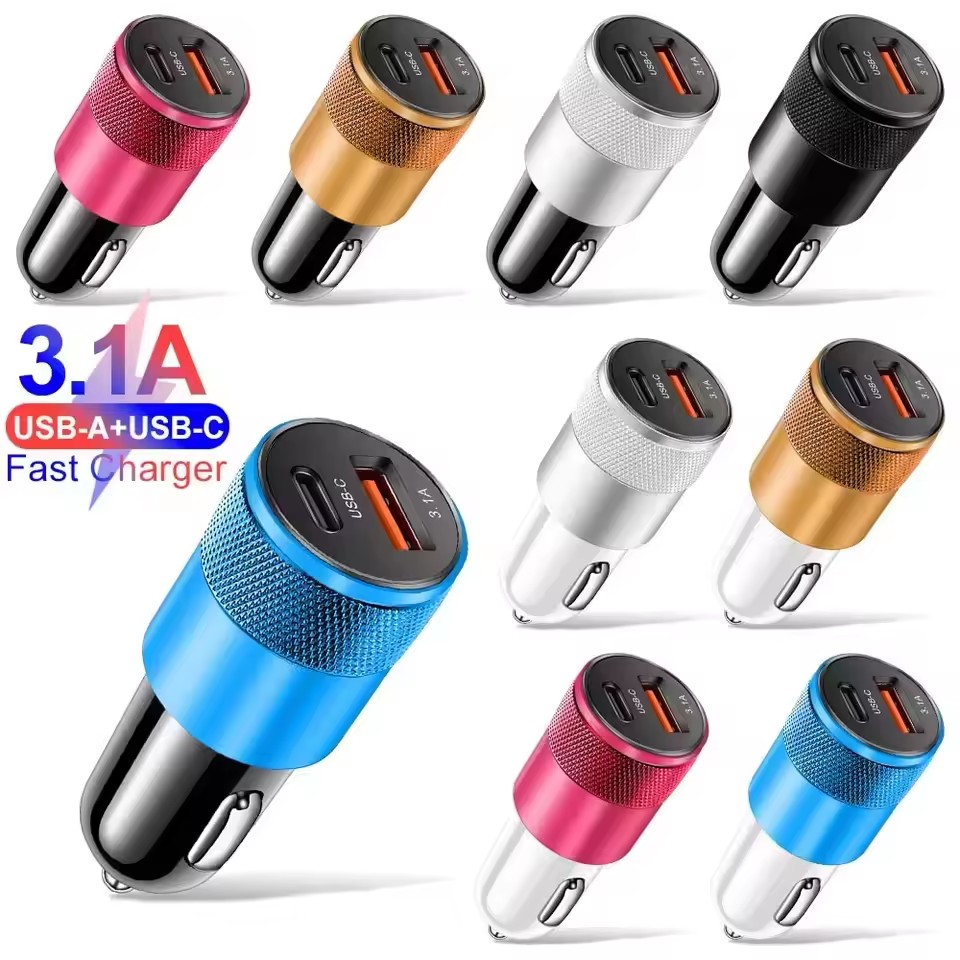 Cargador de coche USB 3.1A tip - Car Charger reseña y precio