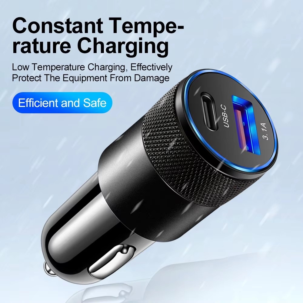 Cargador de coche USB 3.1A tip - Car Charger reseña y precio