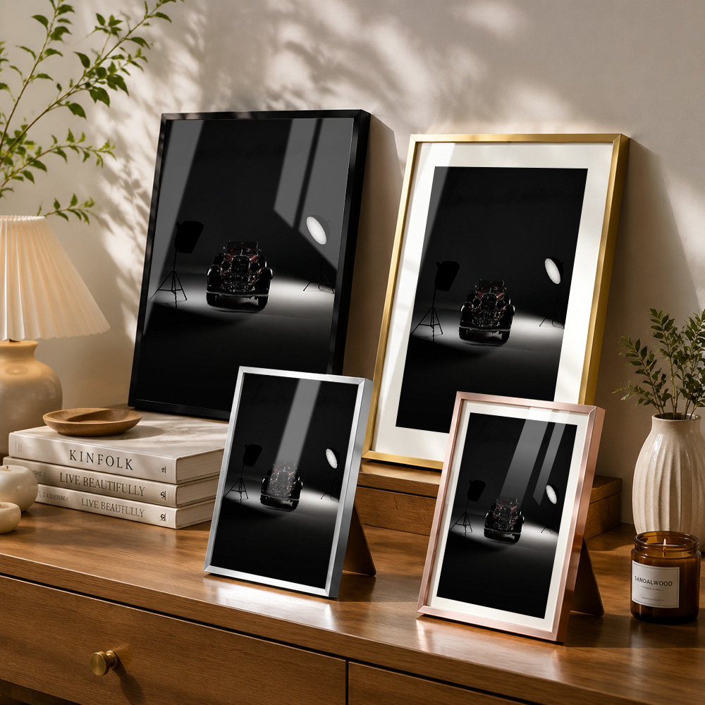 Impresión Metálica Enmarcada d - Car Mirror reseña y precio