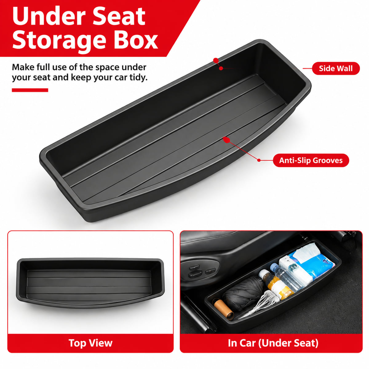 PINMOAP: bandeja organizadora  - Car Cable Organizer reseña y precio