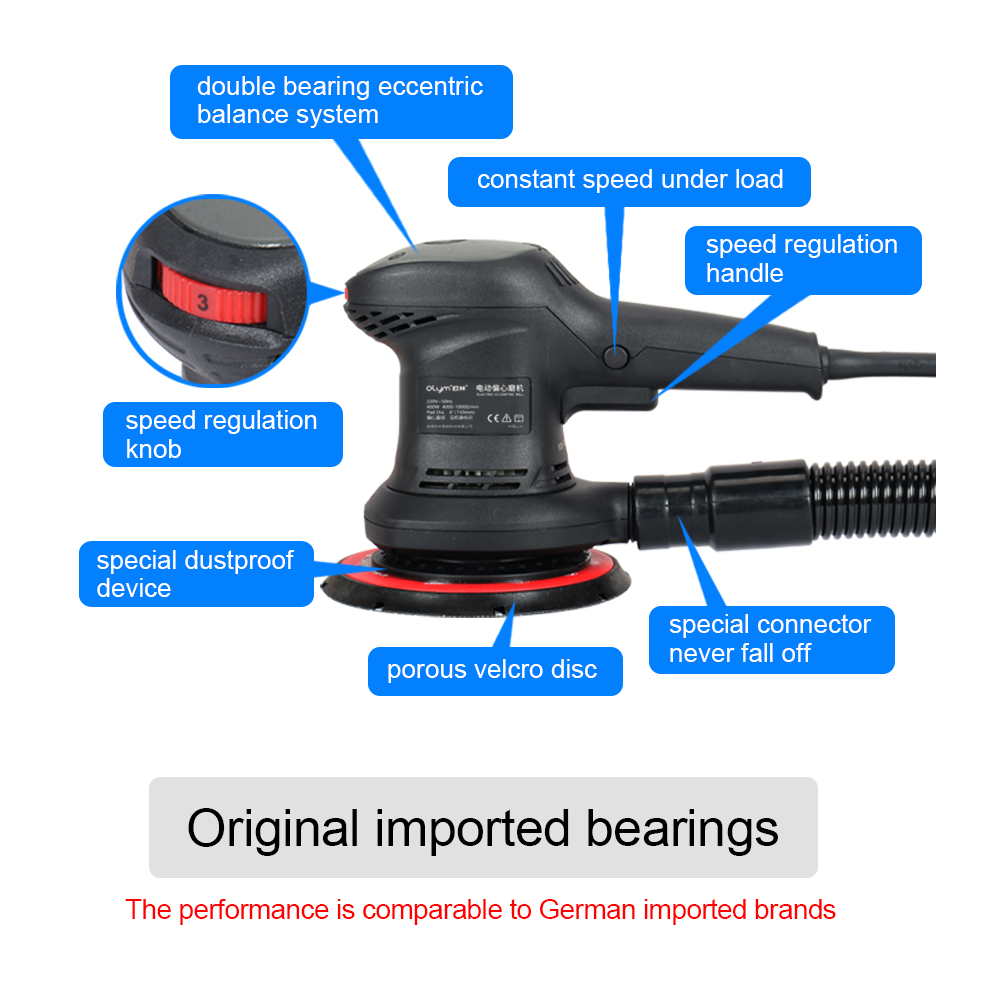Lijadora orbital aleatoria elé - Car Vacuum reseña y precio