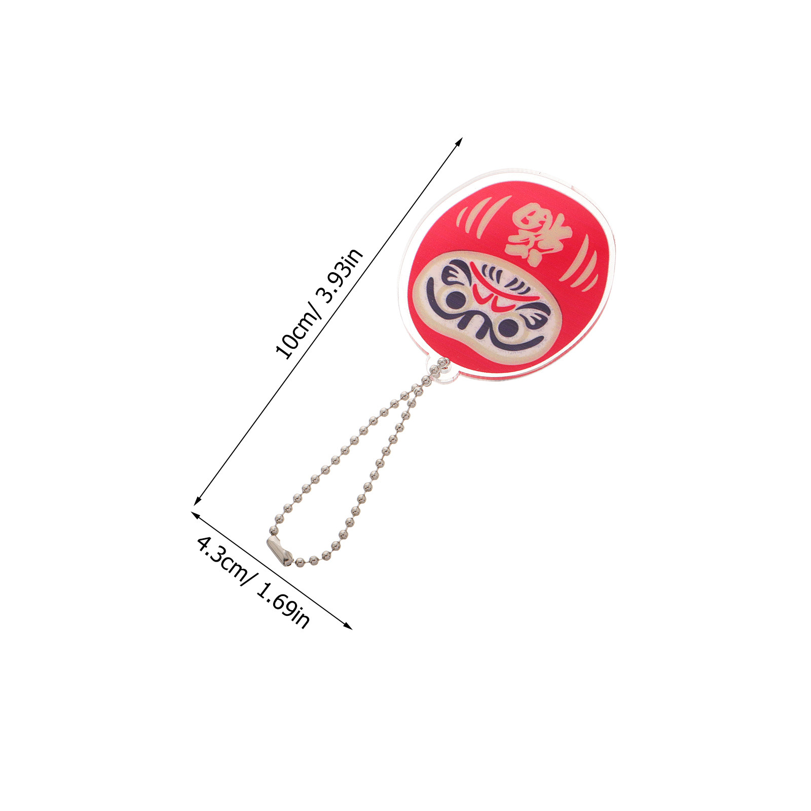 2 llaveros Daruma, colgante ja - Car Accessories Japanese reseña y precio