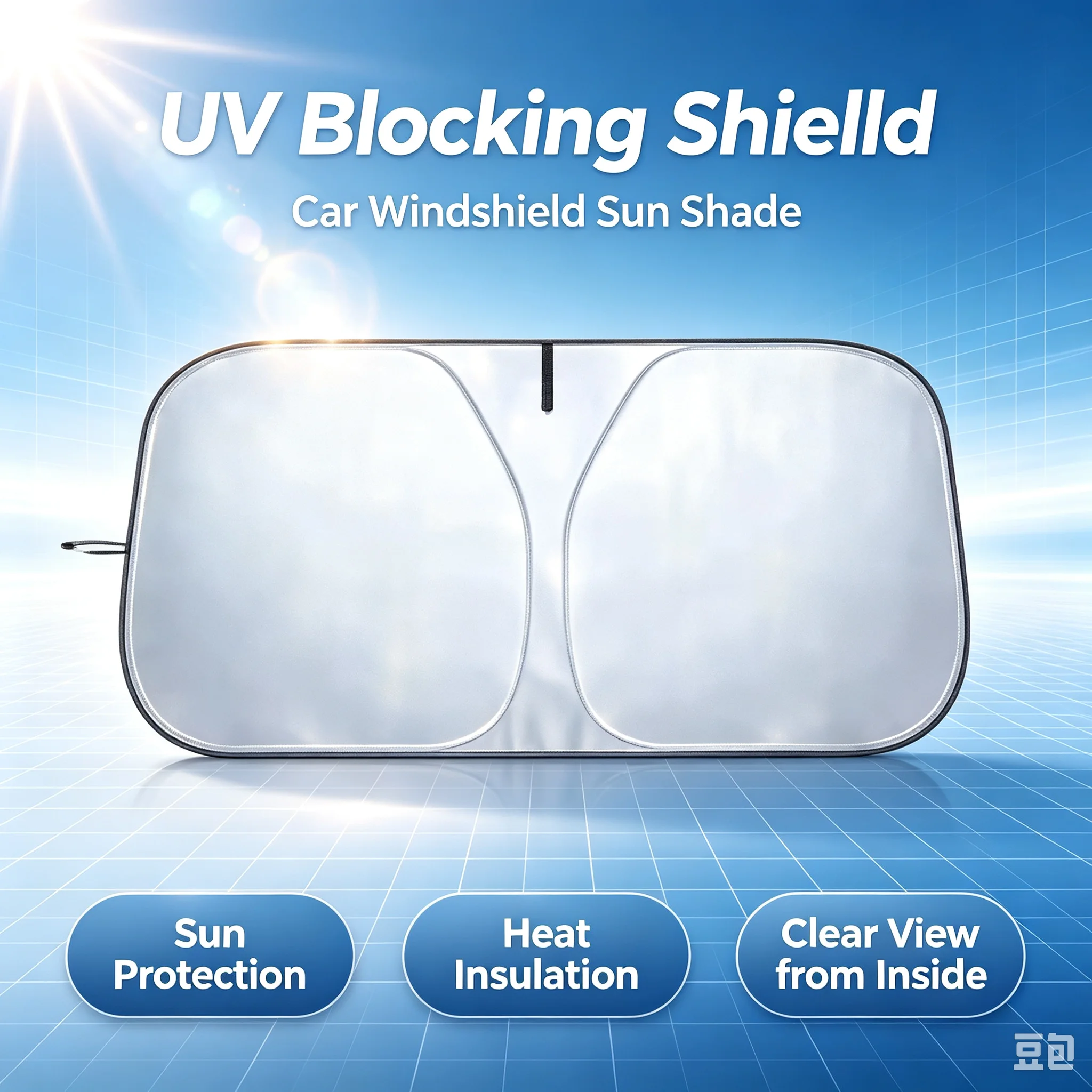 Parasol para ventana delantera - Windshield Sun Shade reseña y precio