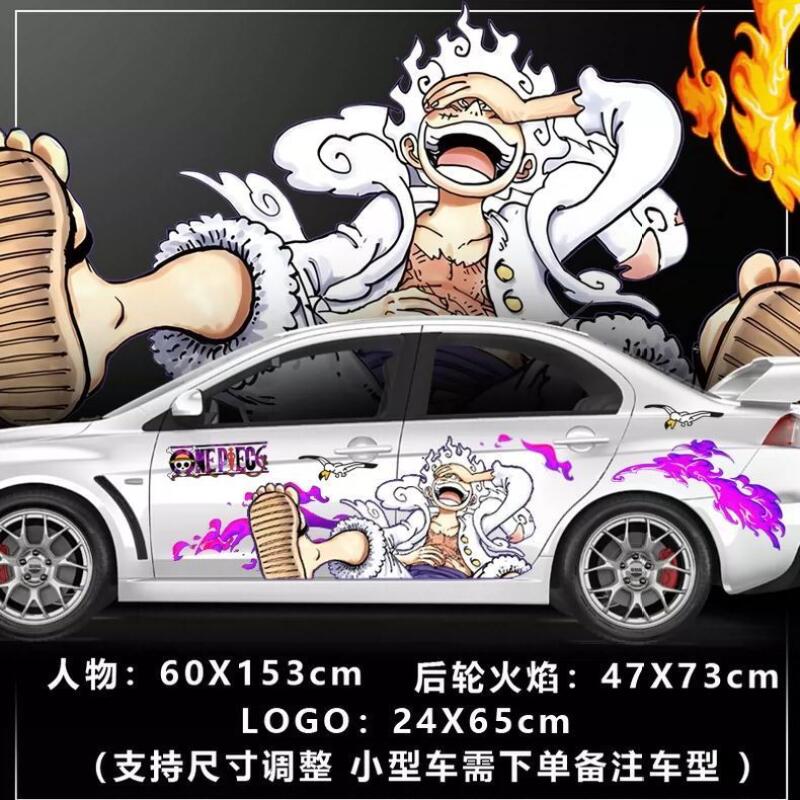 Pegatina de One Piece para dec - Car Accessories Japanese reseña y precio